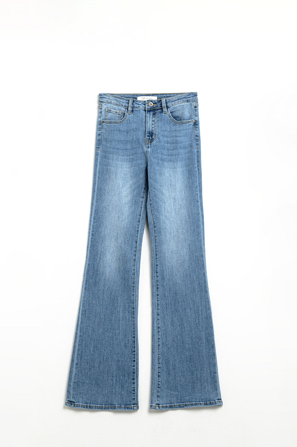 Calças de ganga azuis com corte bootcut