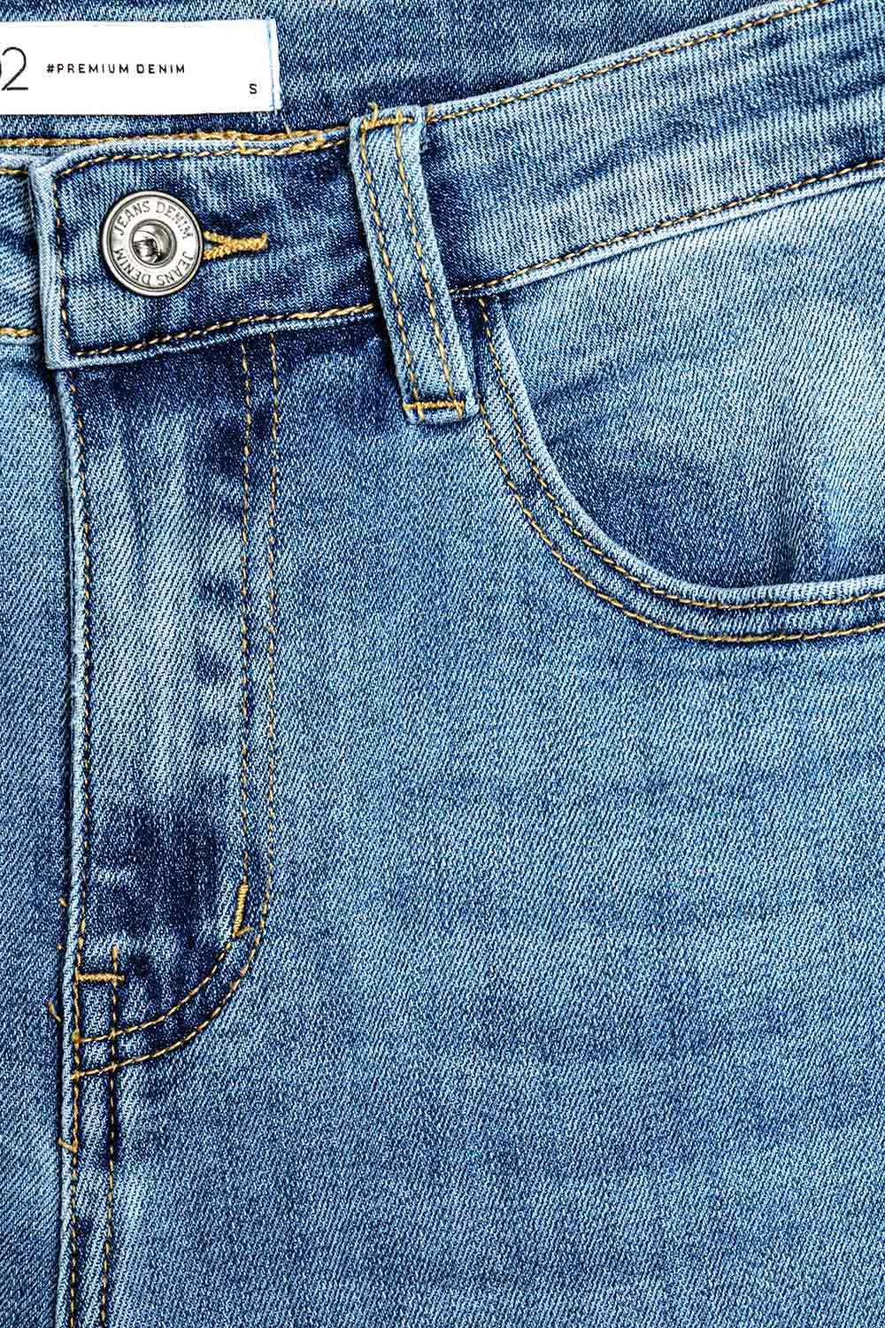 Calças de ganga azuis com corte bootcut