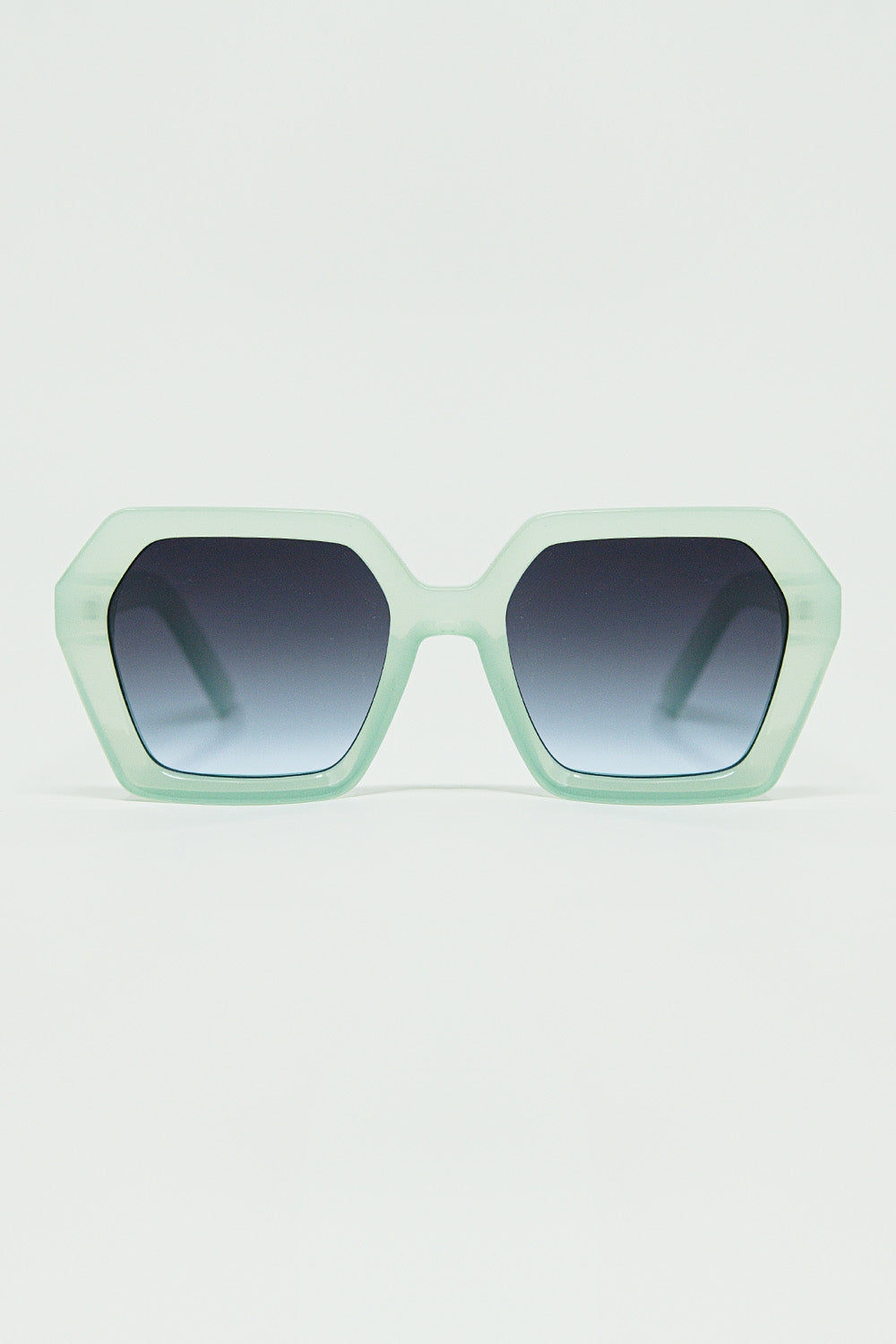Óculos de Sol Mirage Quadrado Verde Aqua