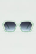 Óculos de Sol Mirage Quadrado Verde Aqua