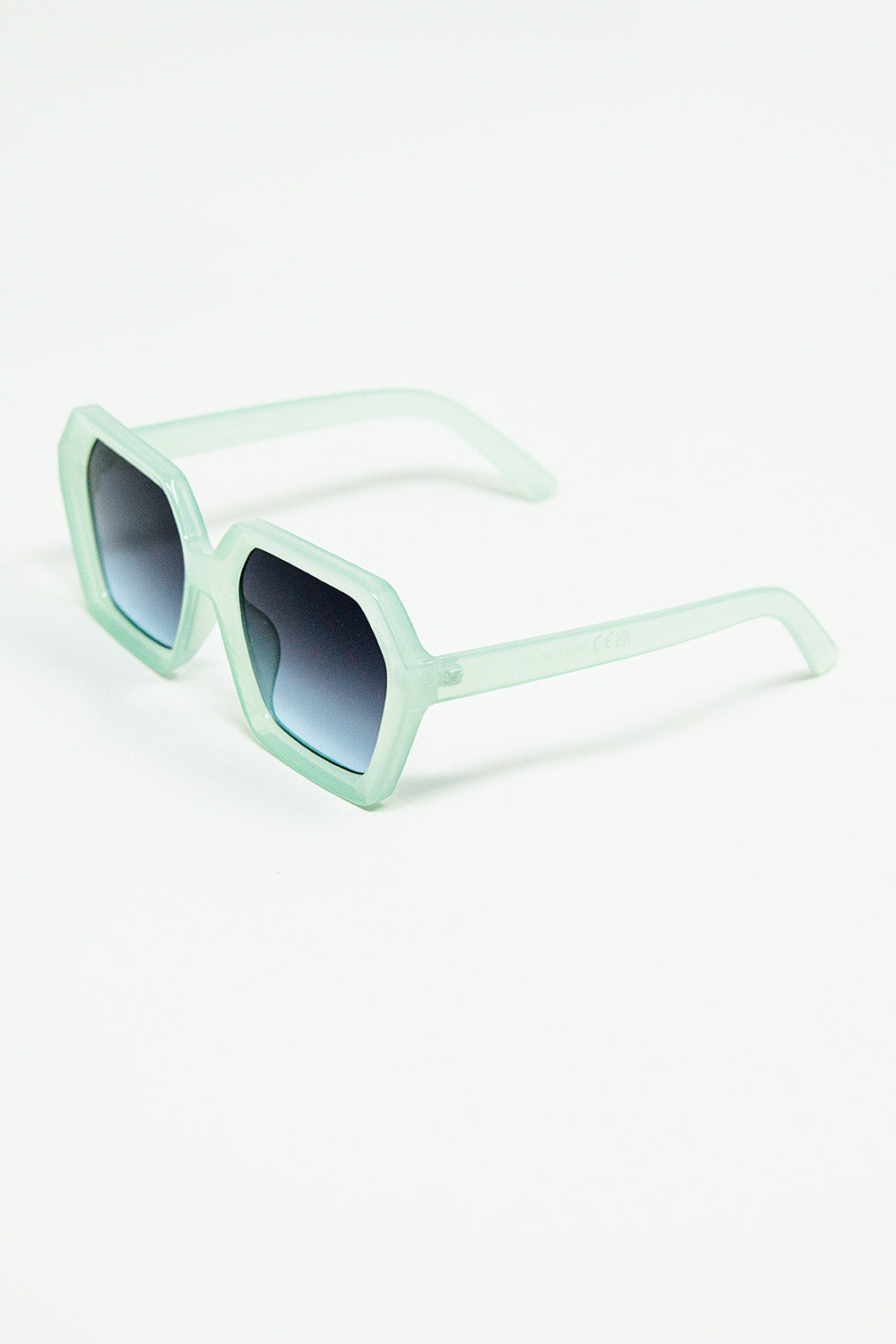 Óculos de Sol Mirage Quadrado Verde Aqua