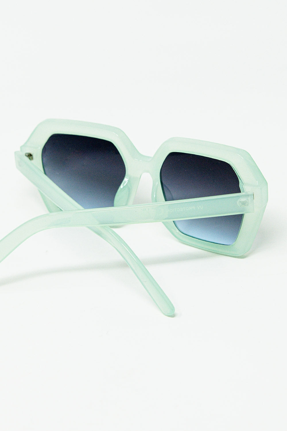 Óculos de Sol Mirage Quadrado Verde Aqua