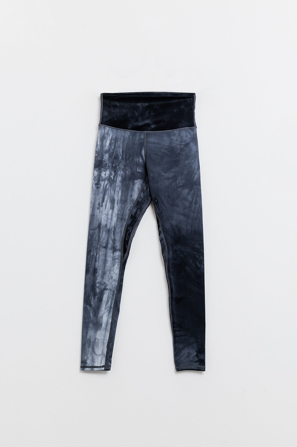 Leggings de cintura alta Tie-Dye azul meia-noite