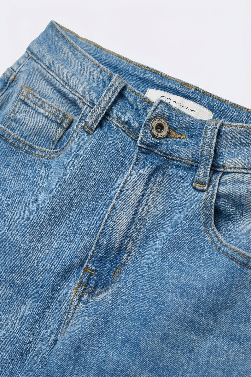 Jeans Flare Stretch Lavagem Clara