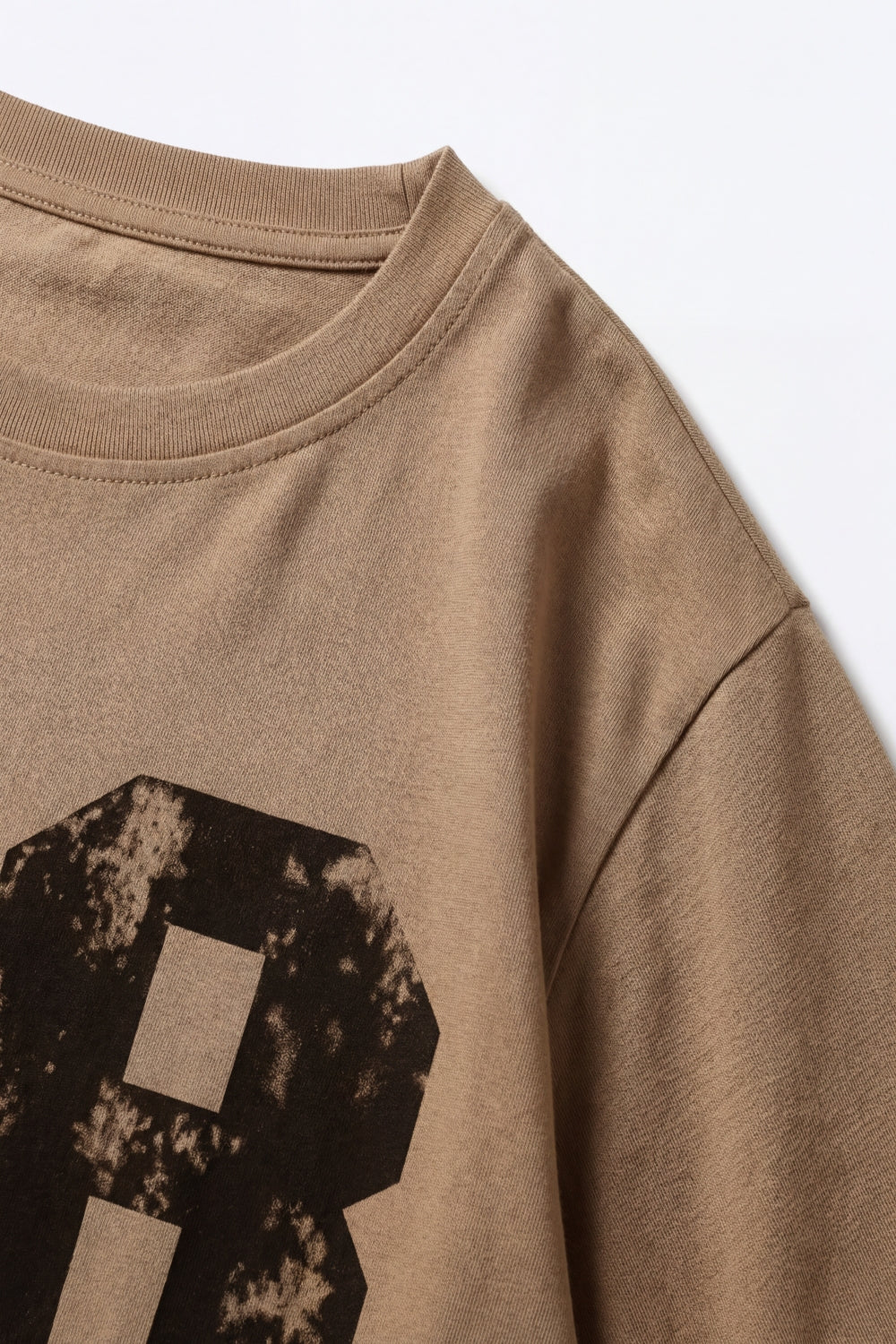 Suéter de Algodão Oversized com logotipo Gráfico 58 e Aberturas Laterais