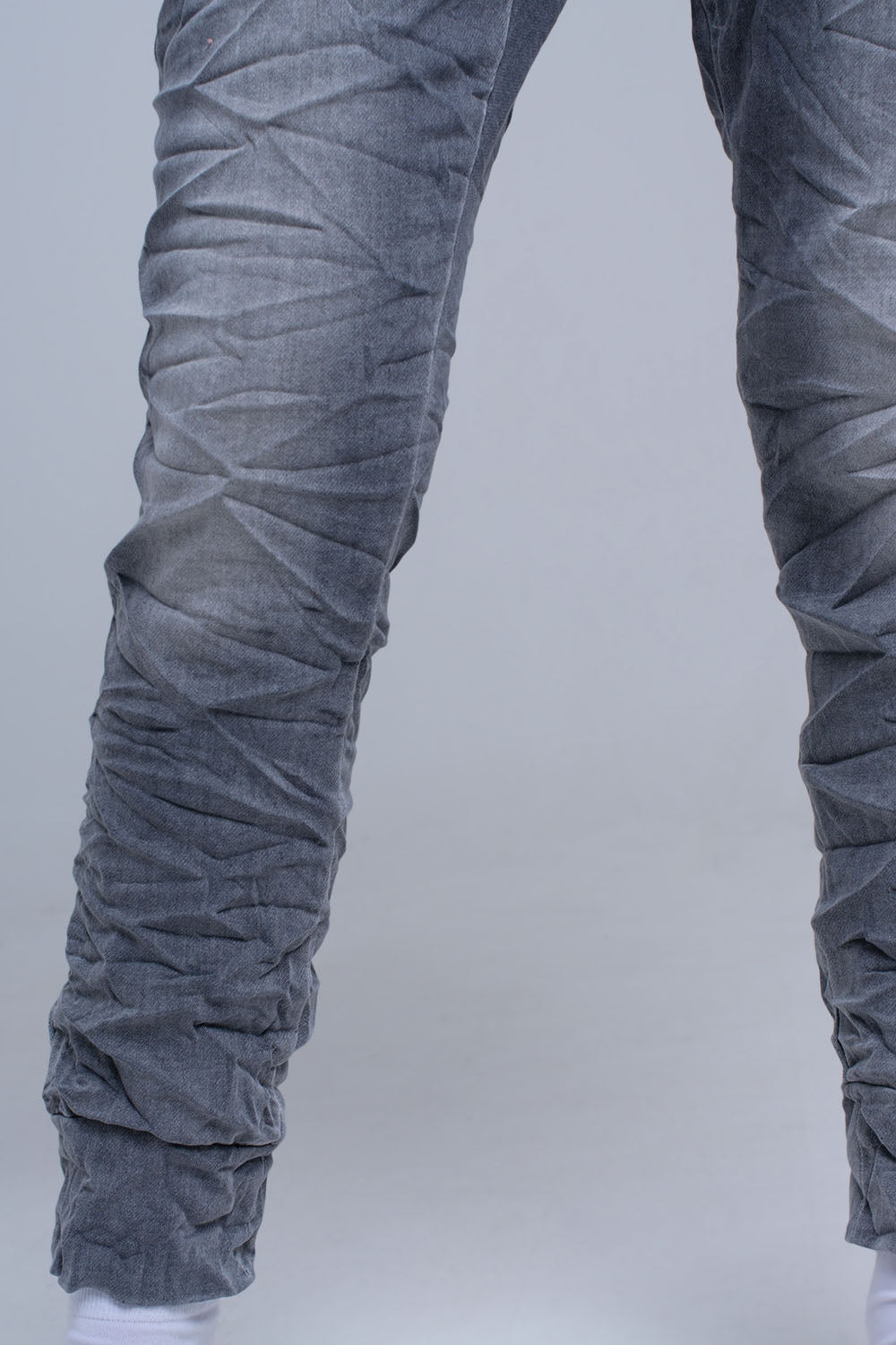 Calça jeans basculante