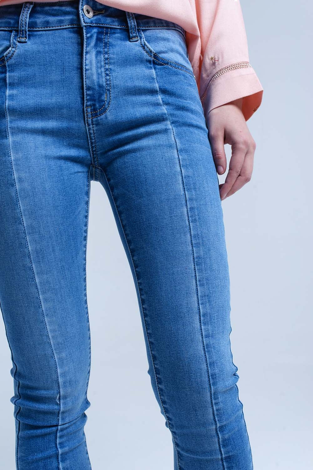 Jean jeans dois tons