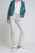 Jeans skinny cinza