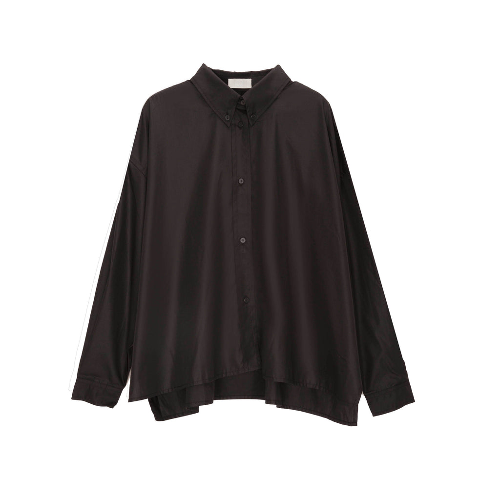 Camisa de algodão em preto