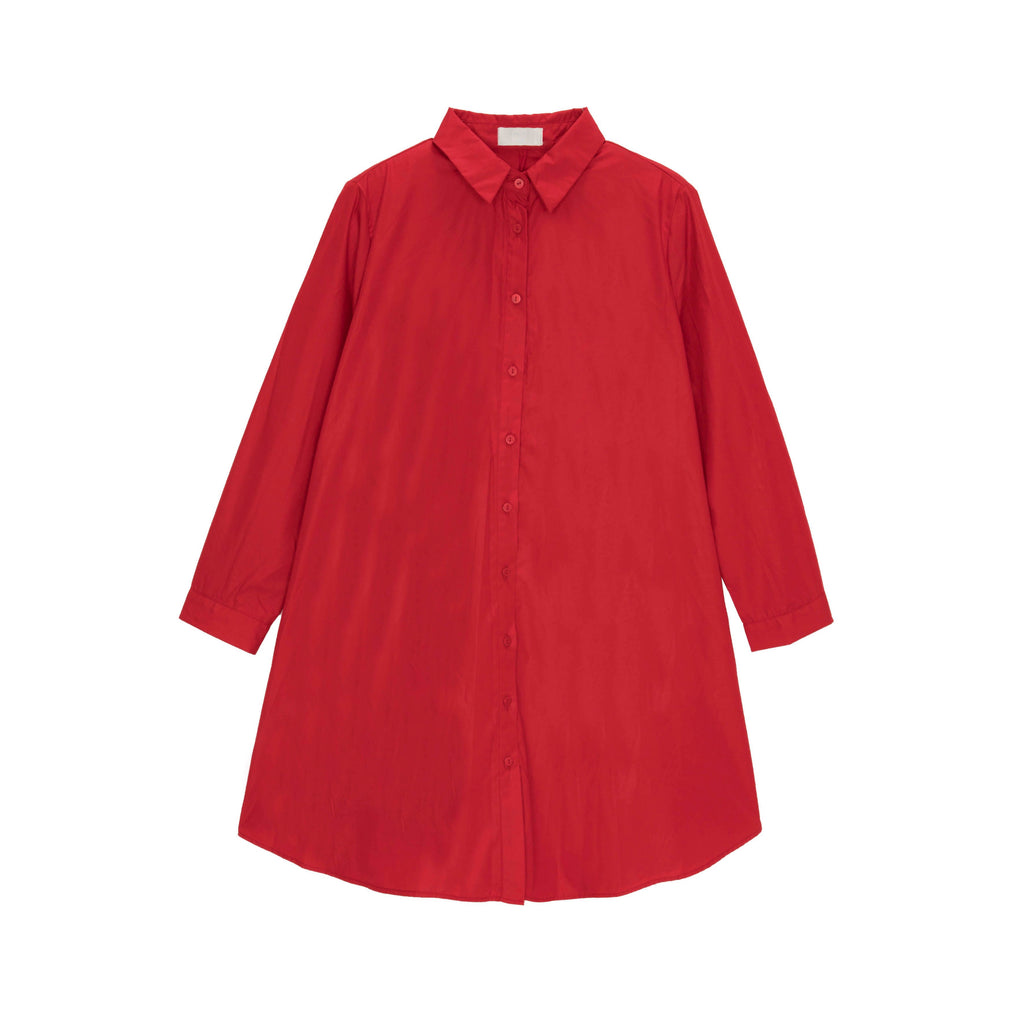 Camisa oversize em vermelho