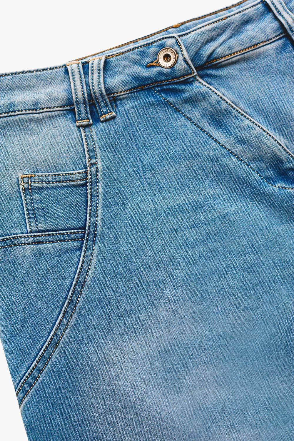 Calças de ganga baggy dos anos 90 azul vintage