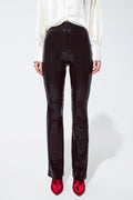Leggings de lantejoulas em preto