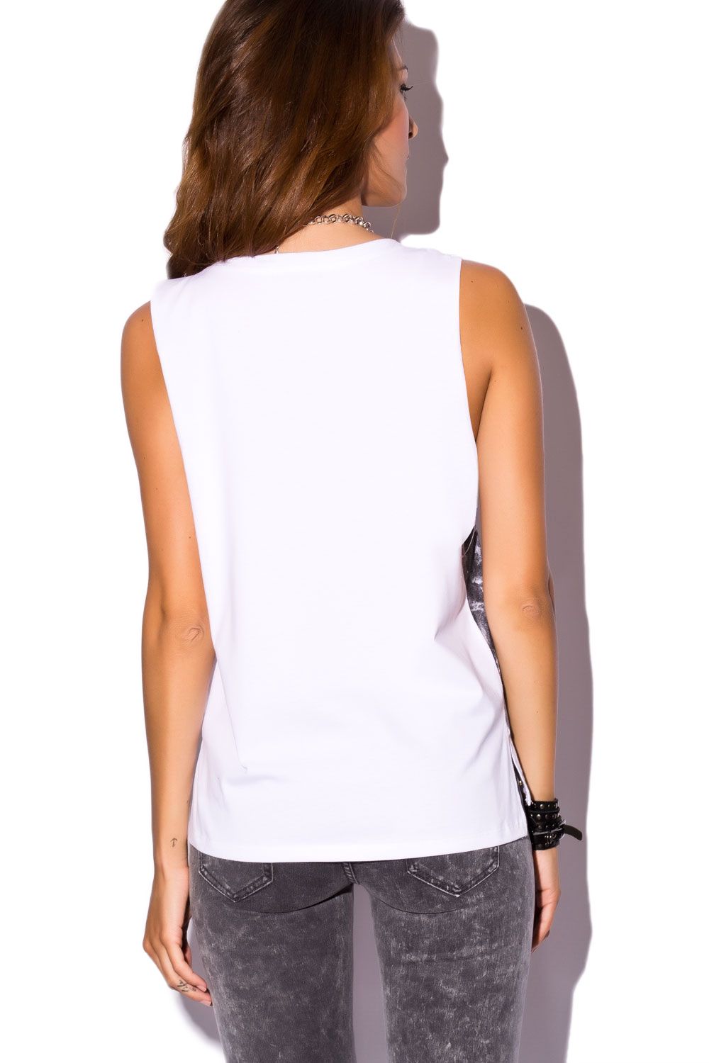 T-shirt impressa com bandeira