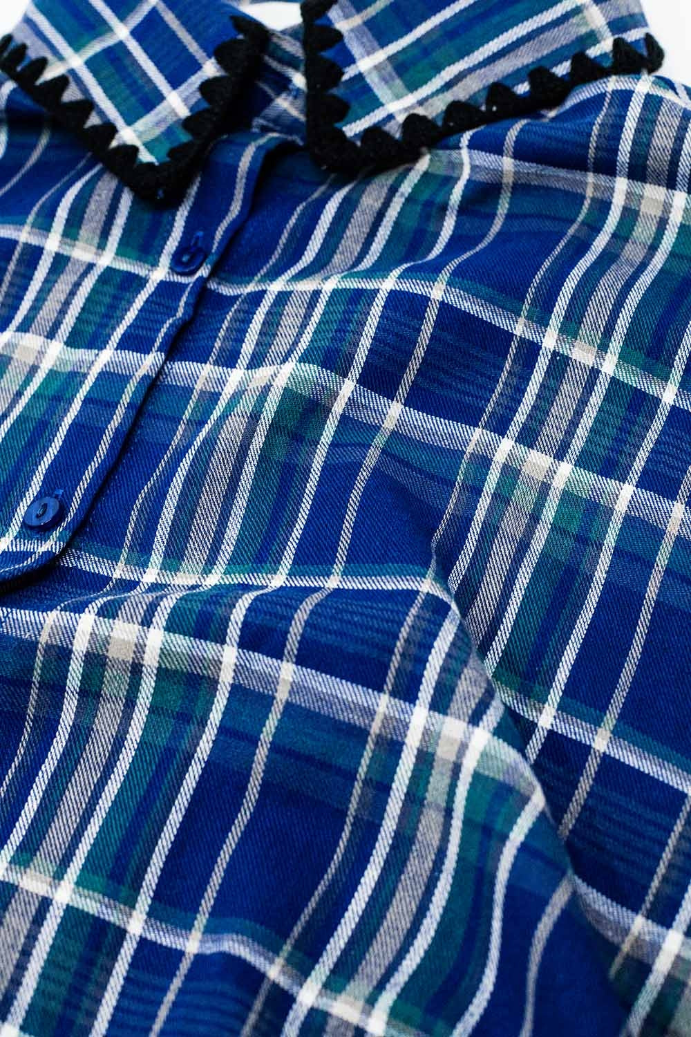 Camisola Oversized Lenhador em Azul
